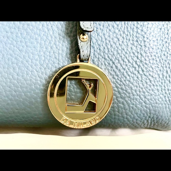 Da Milano Light Blue Purse - Picture 2 of 11